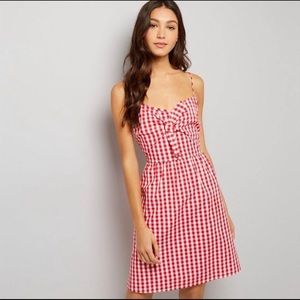 ASOS Red Gingham Summer Dress ♥️ 6 tall